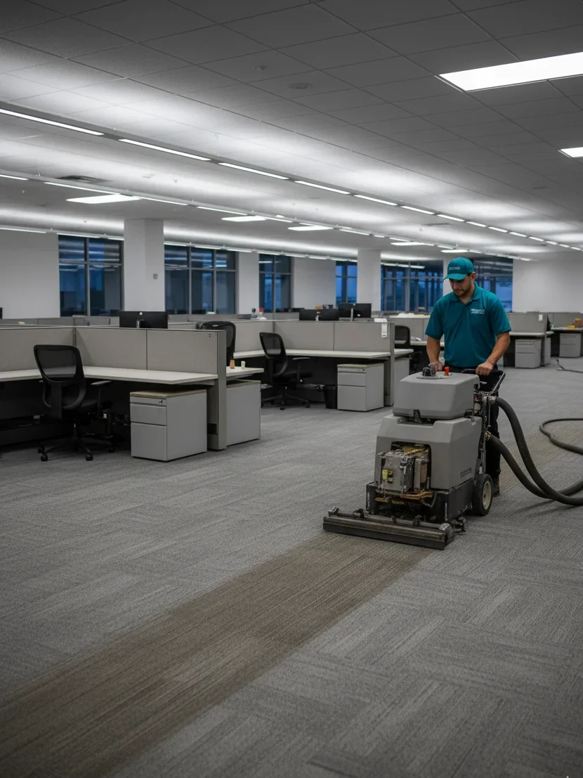 Commercial carpet cleaning service for Denver Colorado office buildings and businesses