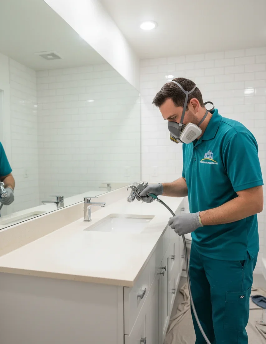 Professional countertop resurfacing service for Denver Colorado kitchens and bathrooms