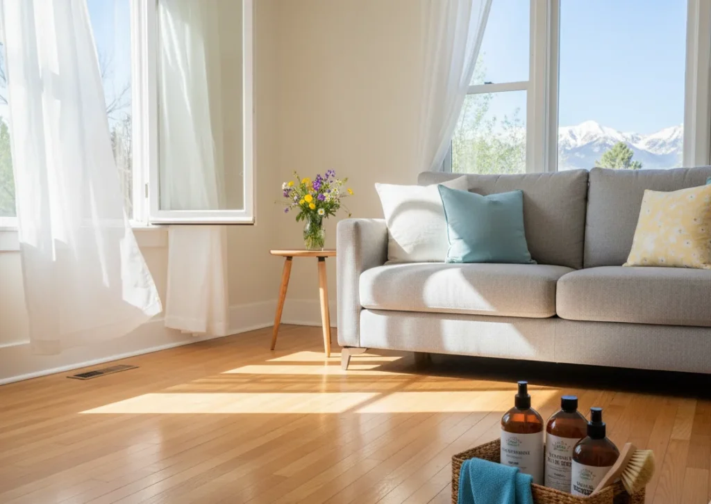 Spring cleaning checklist for Colorado homes — room by room guide for Denver metro homeowners